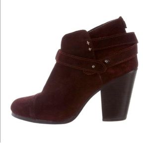 Rag & Bone Maroon bootie size 7.5, worn once . like new .